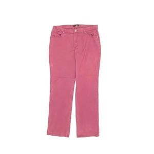 Lee Relaxed Fit Straight Leg Mid Rise Women's size 16 Pink Denim Jeans